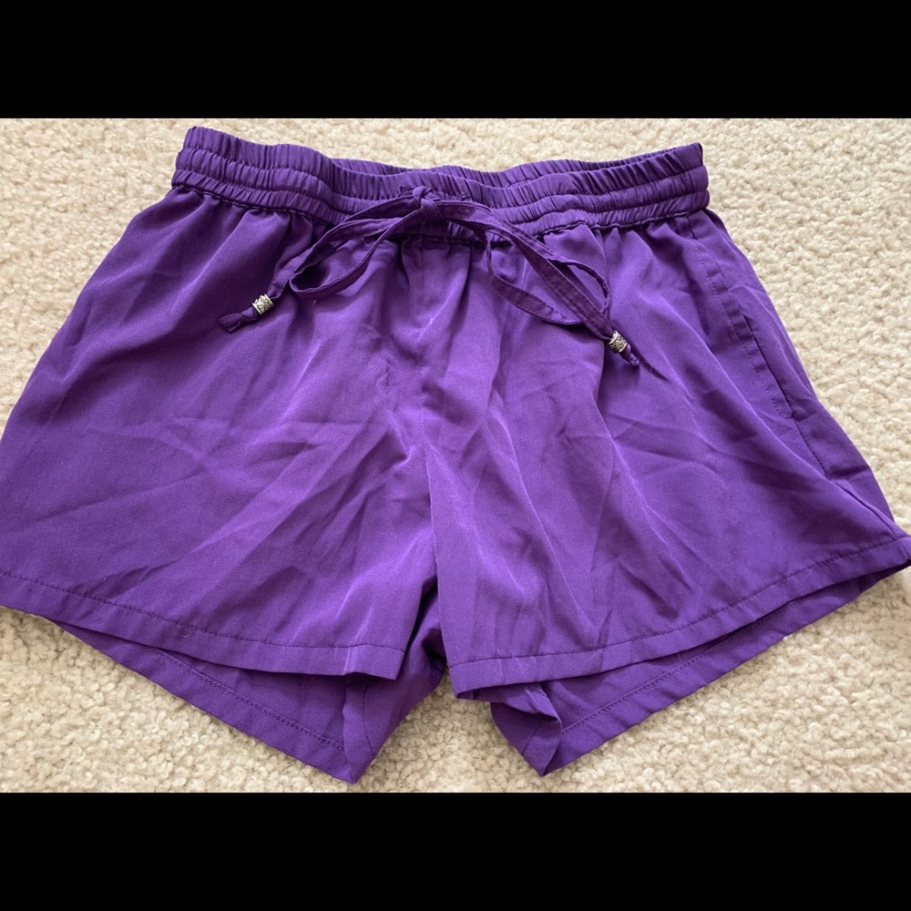 Haute Girls SZ 12 Casual Purple Shorts